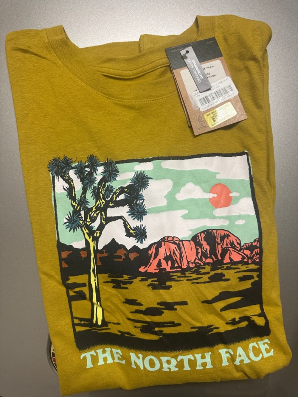 The North Face Desert Graphic Tee - Mustard